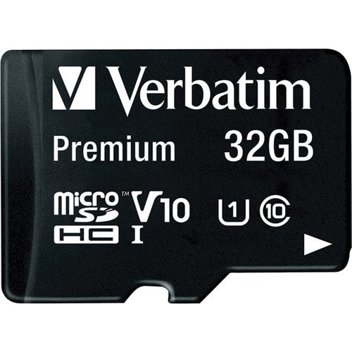 32GB PREM MICROSDXC MEM CARD ADAP UHS-I V10 U1 CLASS 10 MULTI 20