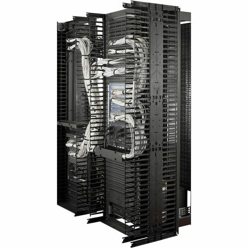 APC by Schneider Electric AR8725 Cable Manager - Cable Manager - Black - 1 Each
