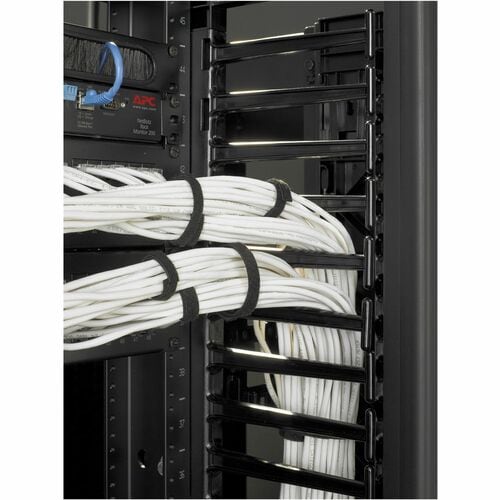 Gestionnaire de câbles APC by Schneider Electric - Noir - Hauteur rack 42U - 1 unité