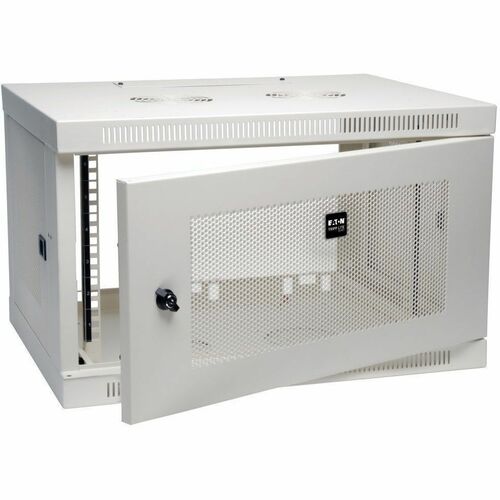 Tripp Lite by Eaton White SmartRack 6U Wall-Mount Rack Enclosure Cabin