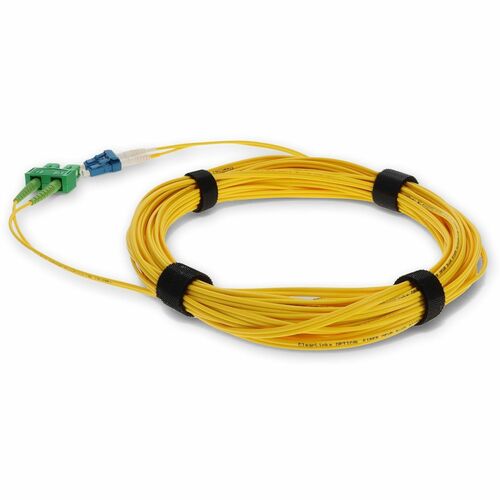 AddOn 10m SMF 9/125 Duplex (APC-SC/LC) ASC/LC OS1 Yellow OFNR (Riser Rated) Patc