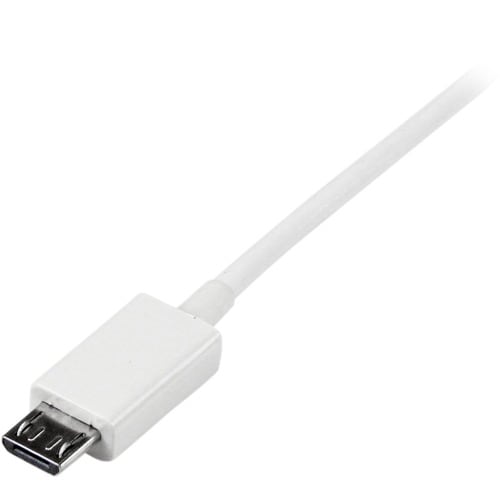 Cable micro USB blanco StarTech.com de 0,5 m (A a Micro B)