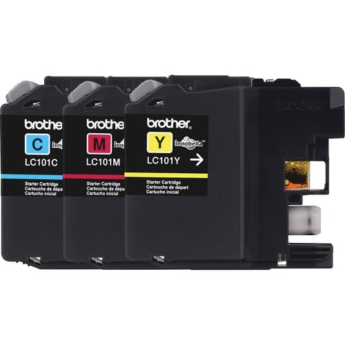Lot de 3 cartouches d'encre couleur pour imprimantes DCP-J152W, MFC-J285DW et MFC-J47