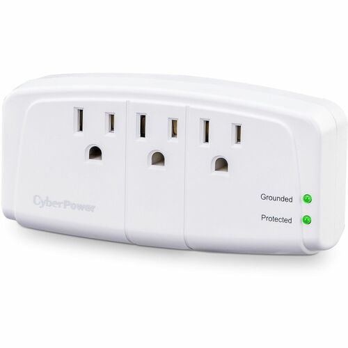 Cyber Power CyberPower CSB300W Essential 3-Outlets Surge Suppressor Wall Tap Plug