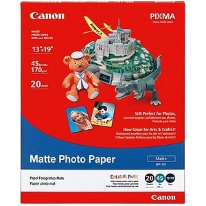 20-SHEET MP-101 13X19 FOR PIXMA PRO-1/PRO-10/PRO-100 WHITE NO RTRNS