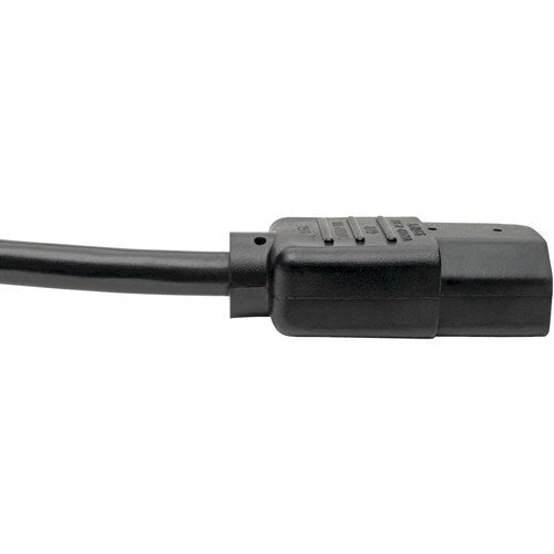 Câble d'extension d'alimentation Tripp Lite 1,8 m, coudé à gauche, C14 vers C13, robuste