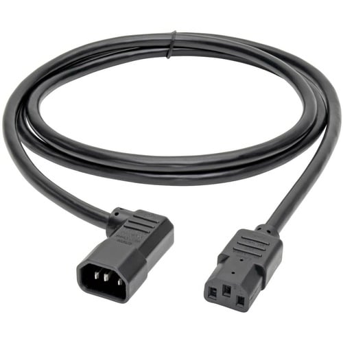 Tripp Lite 6ft Power Cord Extension Cable Right Angle C14 to C13 Heavy