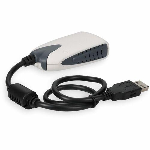 AddOn 5 pack of 8in USB 2.0 (A) Male to VGA Female Black A/V Adapter