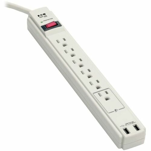 Tripp Lite by Eaton 6-outlet 2100J Surge Protector - 6 x NEMA 5-15R, 2