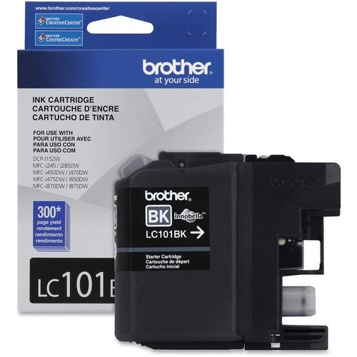 LC101BK BLACK INK CARTRIDGE FOR .MFCJ870DW 300 PAGE YIELD