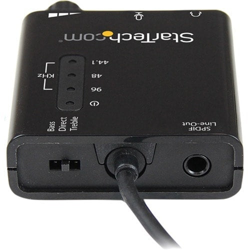 EXTERNAL USB 24BIT STEREO AUDIO EXT SOUND CARD W/ SPDIF DIGITAL AUD
