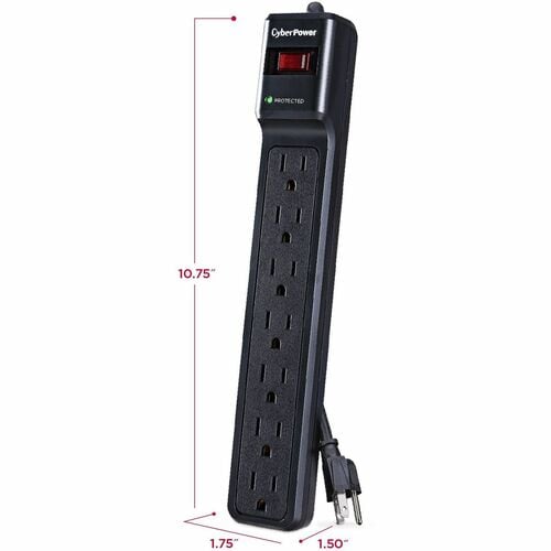 Parasurtenseur 7 prises essentiel CyberPower CSB7012 avec