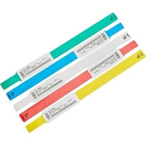 Kit de cartouches de bracelet Zebra Z-Band UltraSoft (bleu) - 1" (