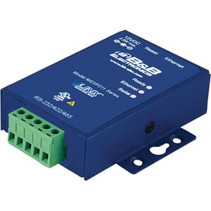 Servidor serie mini Advantech B+B SmartWorx Modbus de 1 puerto, 232/422/485 TB, fuente de alimentación de EE. UU.