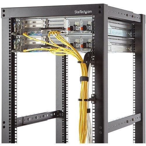 StarTech.com Crochet en D pour gestion des câbles de rack de serveur vertical 1U - 5,7 x 10 cm