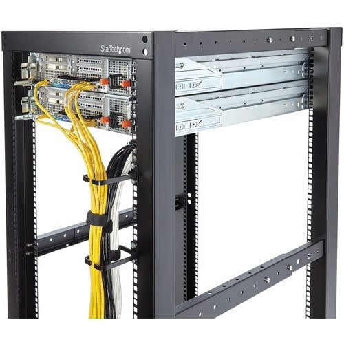 StarTech.com Crochet en D pour gestion des câbles de rack de serveur vertical 1U - 5,7 x 10 cm