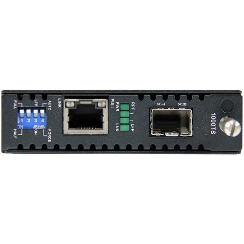 Convertisseur de média fibre optique Gigabit Ethernet StarTech.com avec emplacement SFP ouvert