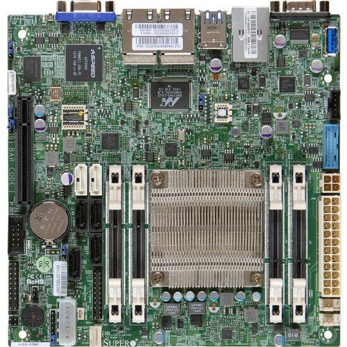 MBD-A1SRI-2758F-O ATOM C2758 8CORE MAX-64GB DDR3 MINI-ITX PCIE8
