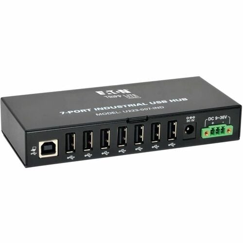 Tripp Lite by Eaton 7-Port Industrial USB 2.0 Hub with 15kV ESD Immunity - USB