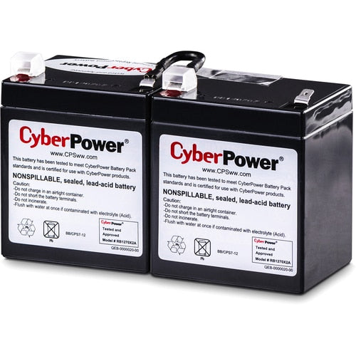 Cartouche de batterie de remplacement 12 V pour onduleur CyberPower CyberPower RB1270X2A
