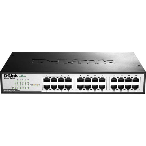 COMMUTATEUR DE BUREAU OU MONTAGE EN RACKMONT NON GÉRÉ 24 PORTS GIGABIT