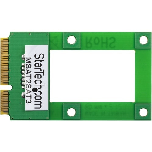 StarTech.com Adaptateur mSATA vers SATA HDD/SSD - Carte convertisseur Mini SATA vers SATA
