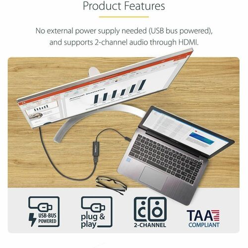 Adaptador USB 3.0 a HDMI de StarTech.com