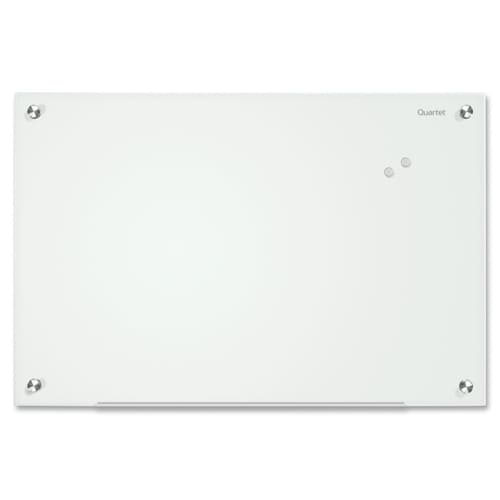Tableau magnétique en verre Infinity blanc 48 po x 72 po