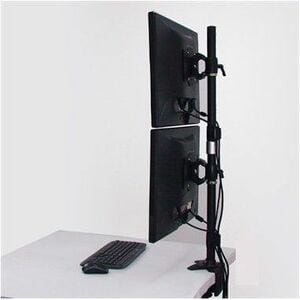 Support de fixation vertical pour deux écrans Amer Mounts max.