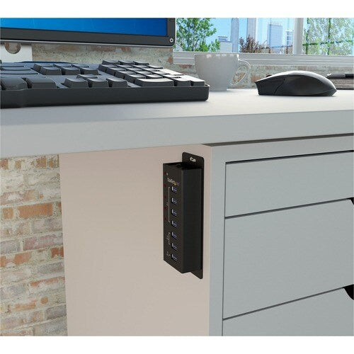 Concentrador USB 3.0 de 4 puertos de StarTech.com más 3 puertos de carga USB dedicados
