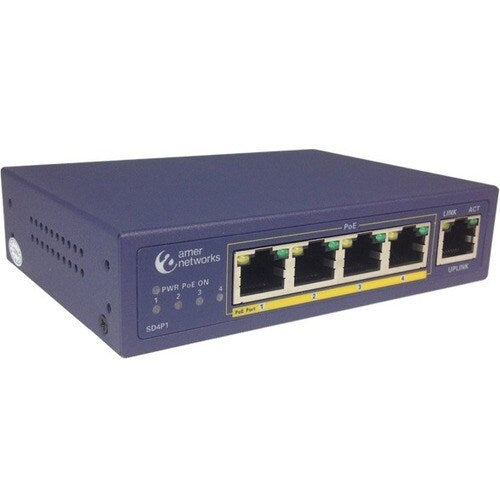 COMMUTATEUR 5 PORTS 10/100 AVEC PERP 4 PORTS