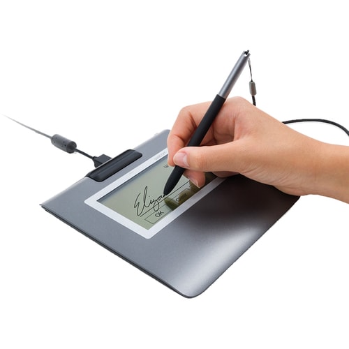 Wacom Signature Pad - LCD - 4.50\" (114.30 mm) Active Area LCD - 320 x 200 - USB