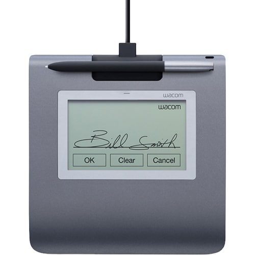 Wacom Signature Pad - LCD - 4.50\" (114.30 mm) Active Area LCD - 320 x 200 - USB