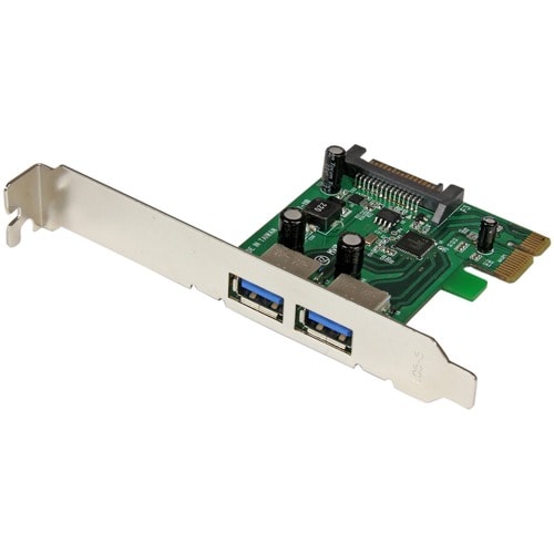 2PORT PCI EXPRESS SUPERSPEED USB 3.0 CARD ADAP W/UASP SATA POWER