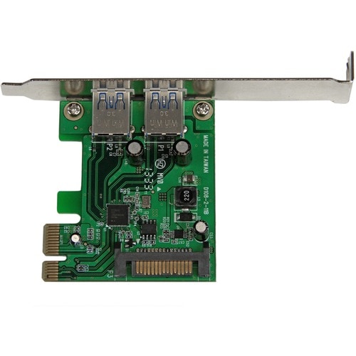 2PORT PCI EXPRESS SUPERSPEED USB 3.0 CARD ADAP W/UASP SATA POWER