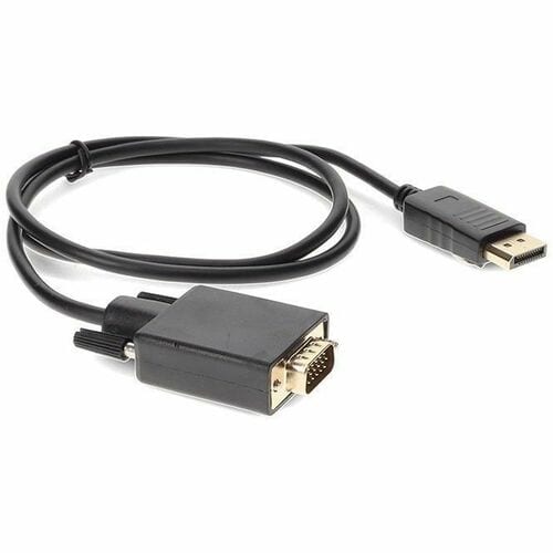 AddOn 3ft (1M) Displayport to VGA Black Adapter