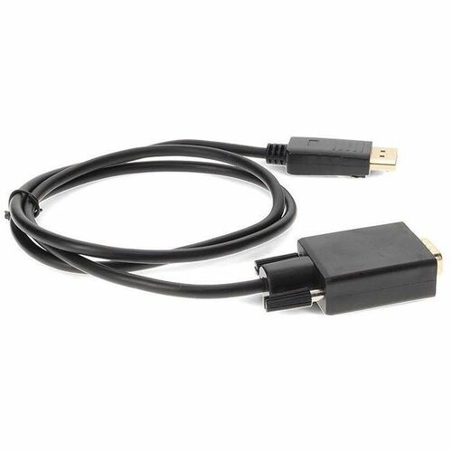 AddOn 3ft (1M) Displayport to VGA Black Adapter