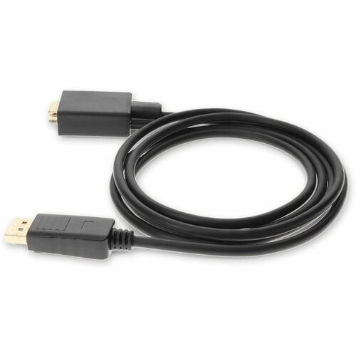 AddOn 6ft (2M) Displayport to VGA Black Adapter