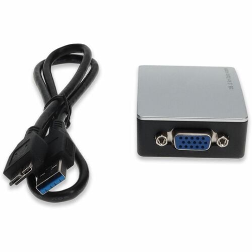 AddOn USB 3.0 Male to VGA Female White Adapter