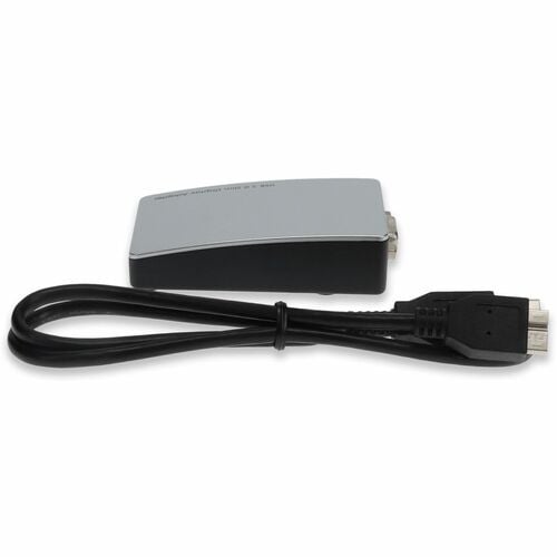 AddOn USB 3.0 Male to VGA Female White Adapter