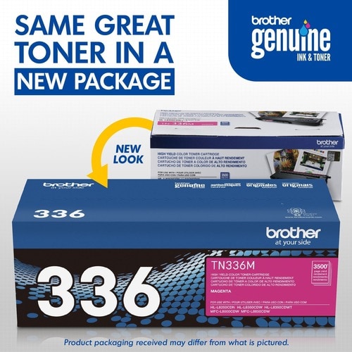 Brother TN336M Original Toner Cartridge - Laser - High Yield