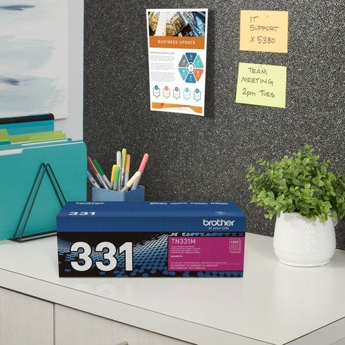 Cartouche de toner d'origine Brother TN331M - Laser - 1 500 pages
