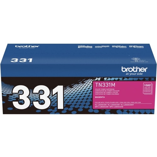 Cartouche de toner d'origine Brother TN331M - Laser - 1 500 pages