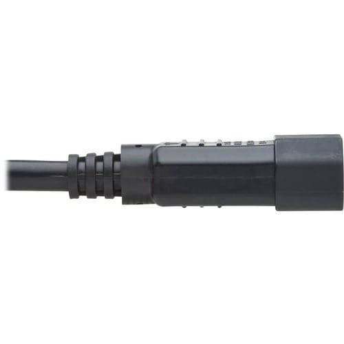 Cable de alimentación para computadora Tripp Lite de 2 pies, C14 a C15, resistente, 16 A, 14 AWG, 2 pies
