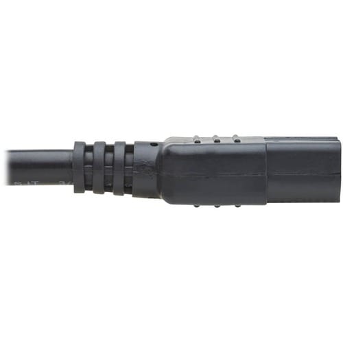 Cable de alimentación para computadora Tripp Lite de 2 pies, C14 a C15, resistente, 16 A, 14 AWG, 2 pies