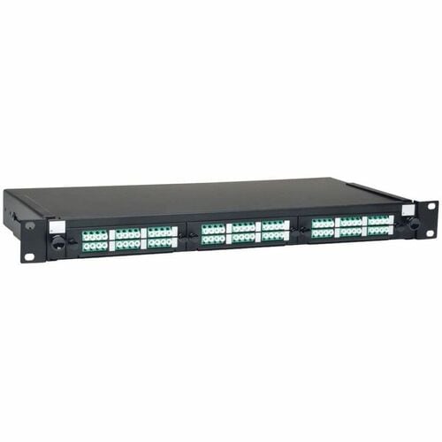 Panel de conexión de fibra de 36 puertos LC/LC para montaje en rack Tripp Lite, con alimentación directa, 1U - 36 x LC -