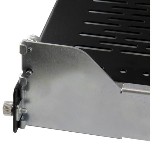 Estante deslizante ventilado para rack StarTech.com 2U con brazo para administración de cables y 27