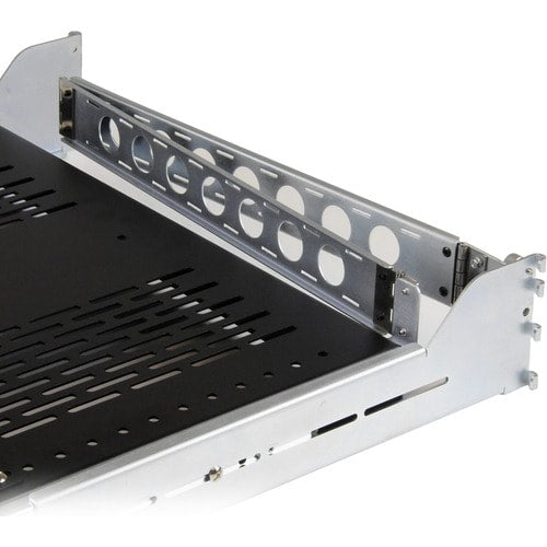 Estante deslizante ventilado para rack StarTech.com 2U con brazo para administración de cables y 27