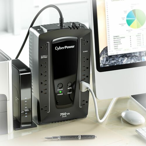 Onduleur compact CyberPower AVR AVRG750U 750 VA - Compact -