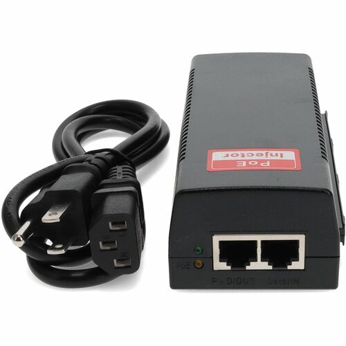AddOn 60W POE Power Injector - 120 V AC, 230 V AC Input